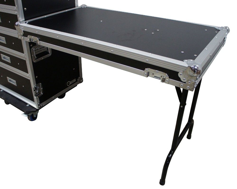 Harmony Cases Portable Rolling 7 Drawer Production Vendor Show Work Case Table