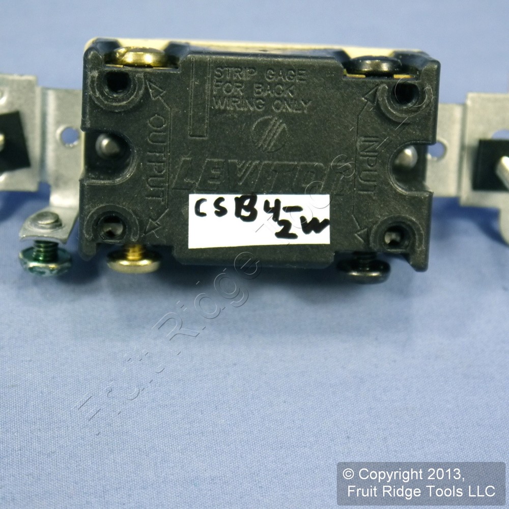 Leviton CSB4-2W White 4-Way Commercial 20A Toggle Wall Light Switch