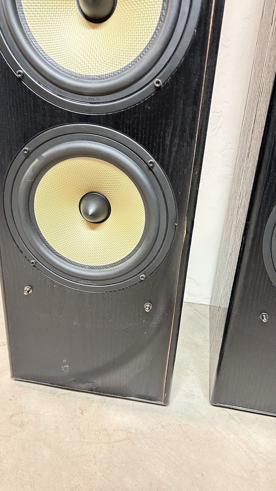 Pair Of Audiofile 583LR Rectangular Tower Home Theatre Speaker System - Working
