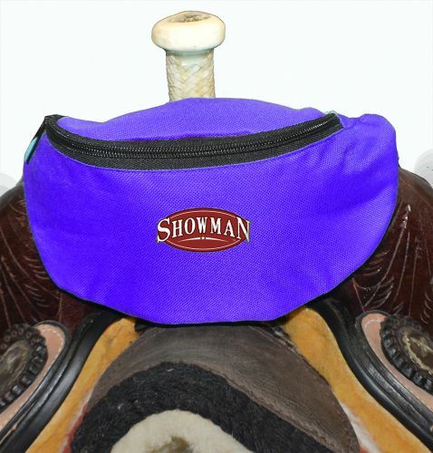 Showman Nylon Insulated Trail Horn Bag POUCH SACK w Pocket Western Saddle Bags