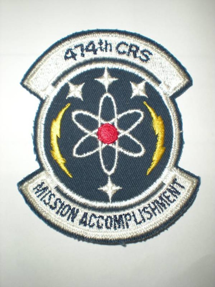 USAF 474TH COMPONENT REPAIR SQUADRON PATCH -COLOR