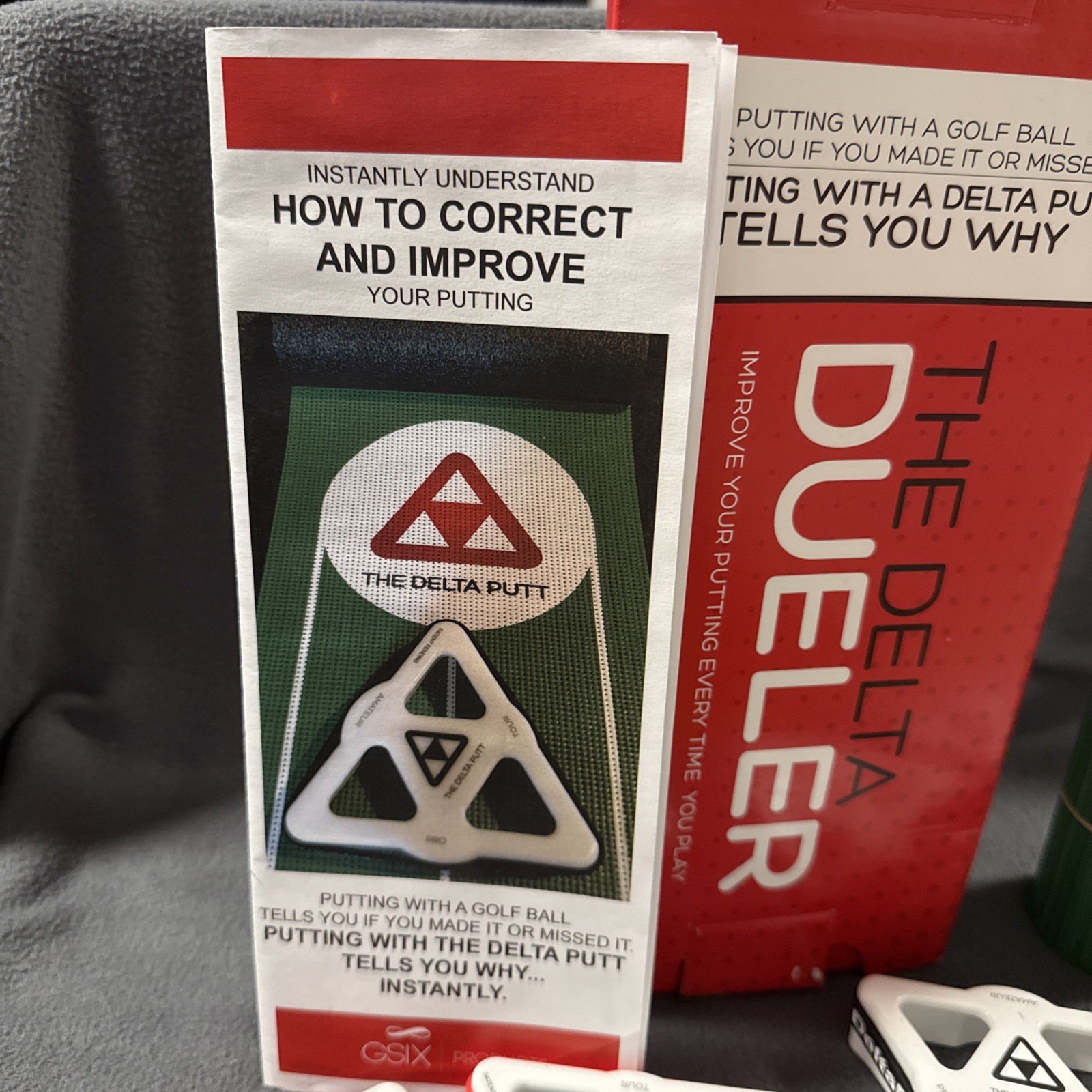 The Delta Dueler And The Delta Putt Training Aid & Game/Improve Your Putting