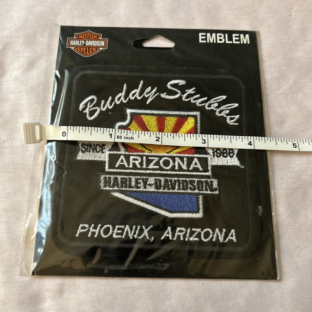 Buddy Stubbs Harley Davidson Emblem Patch NIP Phoenix AZ 4x4