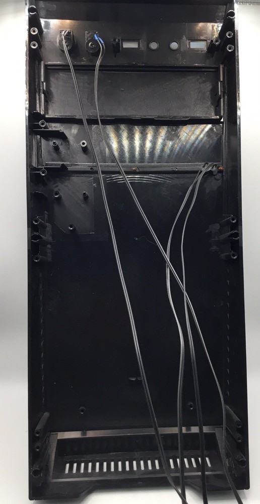RAIDMAX Black Desktop Front Bezel Cover w/ Power and Restart Button