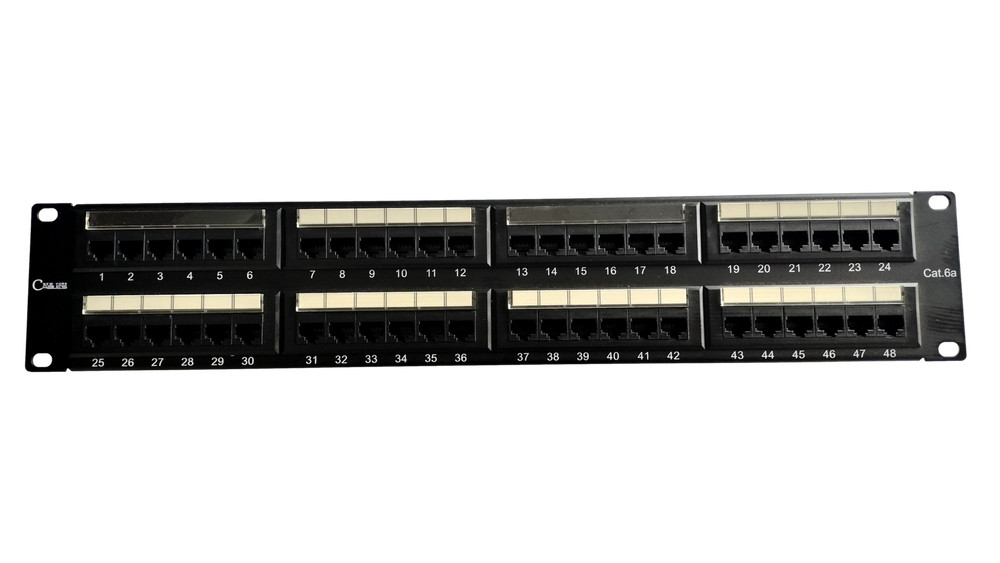Cables New York Cat.6a 48 Port Patch Panel