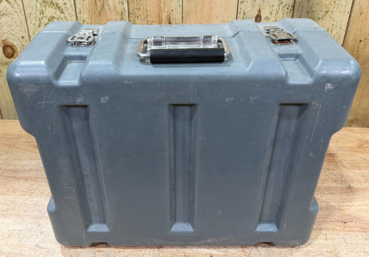 Pelican Hardigg Case 19x15x9" Grey Waterproof Storage Footlocker