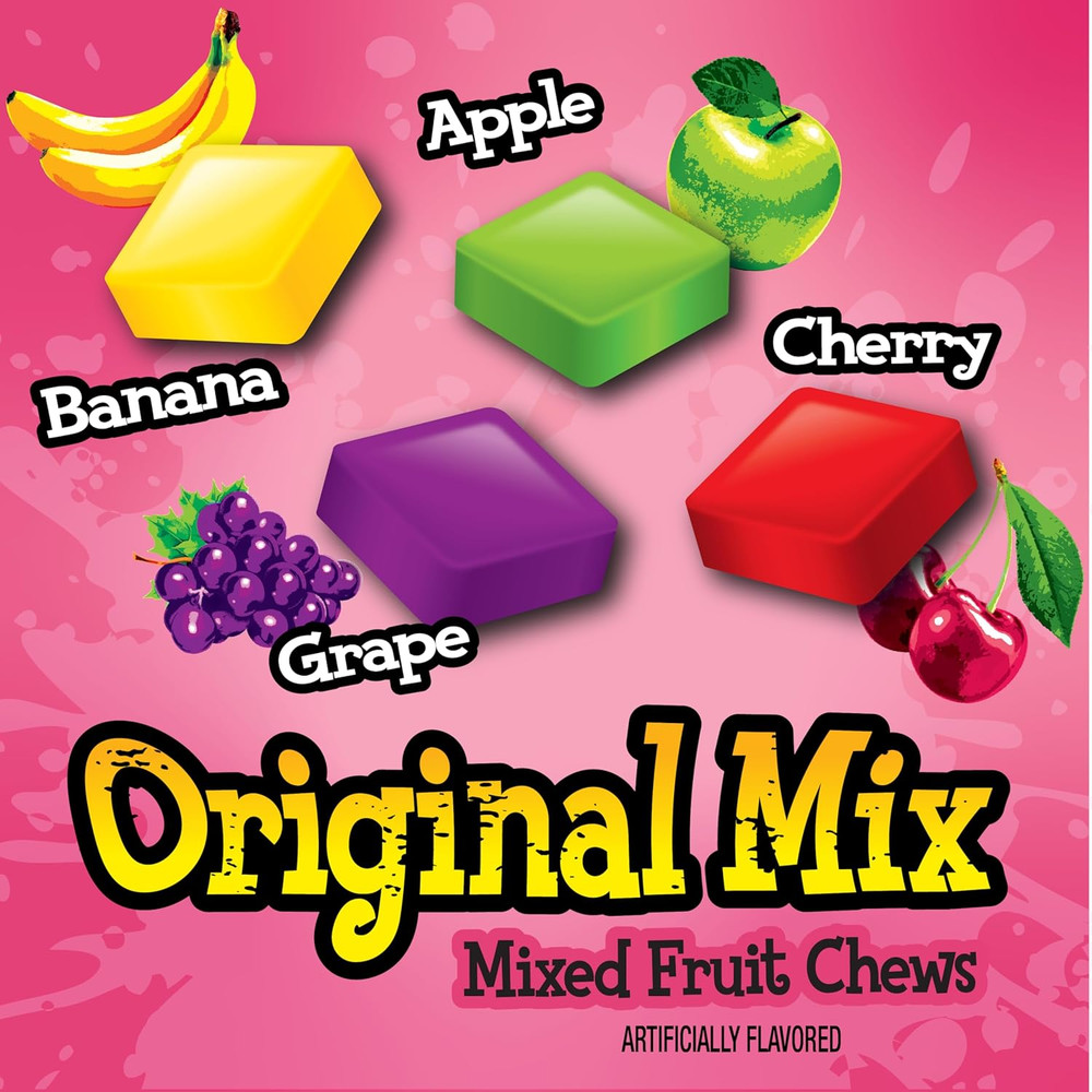 Candy Original Mix Chewy Fruity 24 Count Pack