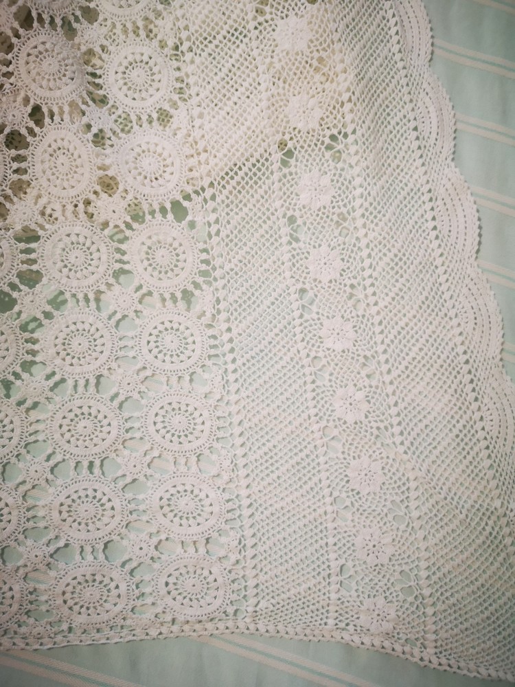Handmade Crochet Double Bedspread