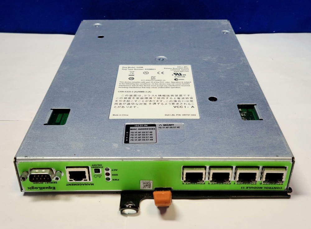DELL EqualLogic Model E09M Storage Controller Module