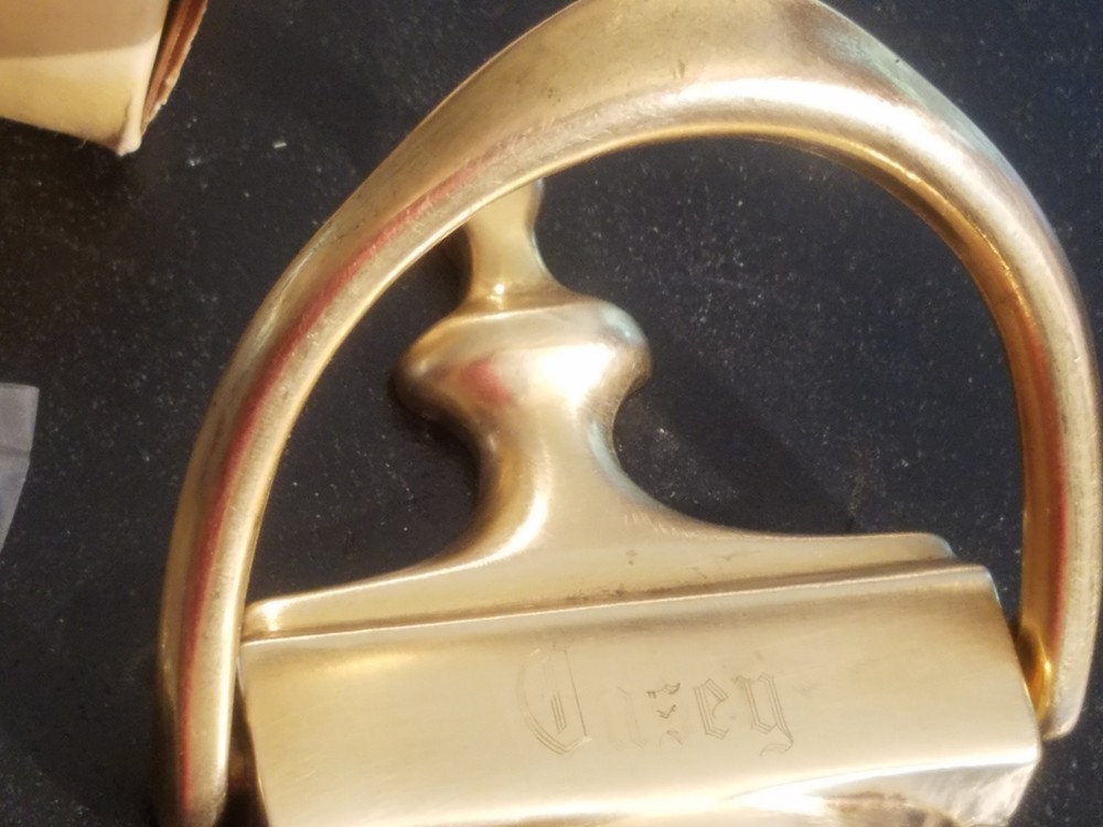 THINGS REMEMBERED SOLID BRASS DOOR KNOCKER Engraved "CASEY"
