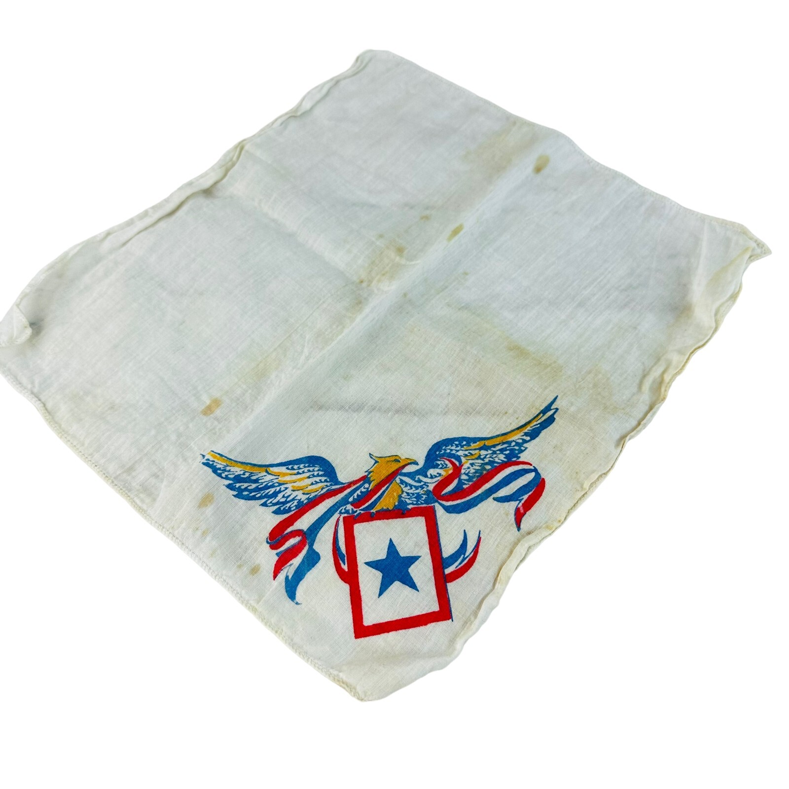 lot of vtg mother hankie usa souvenir postcard and egle hankie