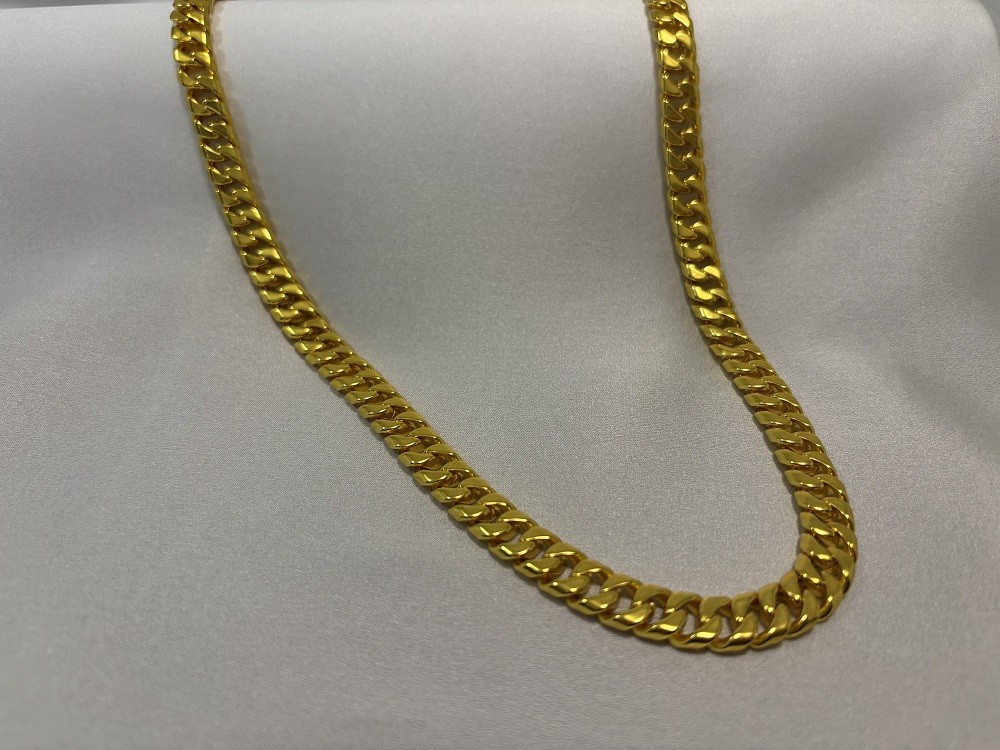 Pure 10K Yellow Gold Cuban Miami Style Link 10mm 23in 111g Chain Necklace