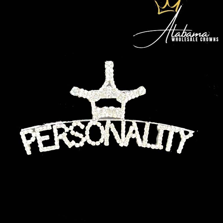 Personality Crown Sash Pin