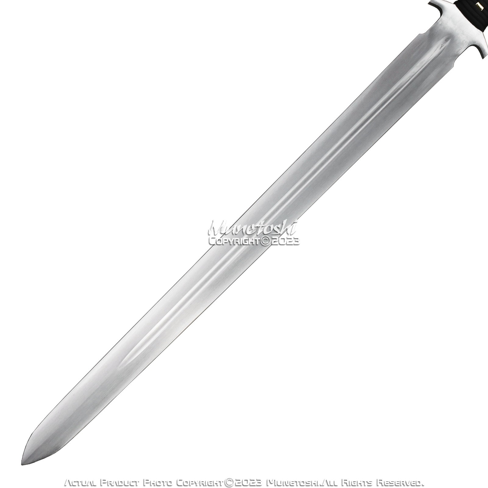 32” Tactical Sword Functional Viking Sharp 1060 Carbon Steel Full Tang Scabbard