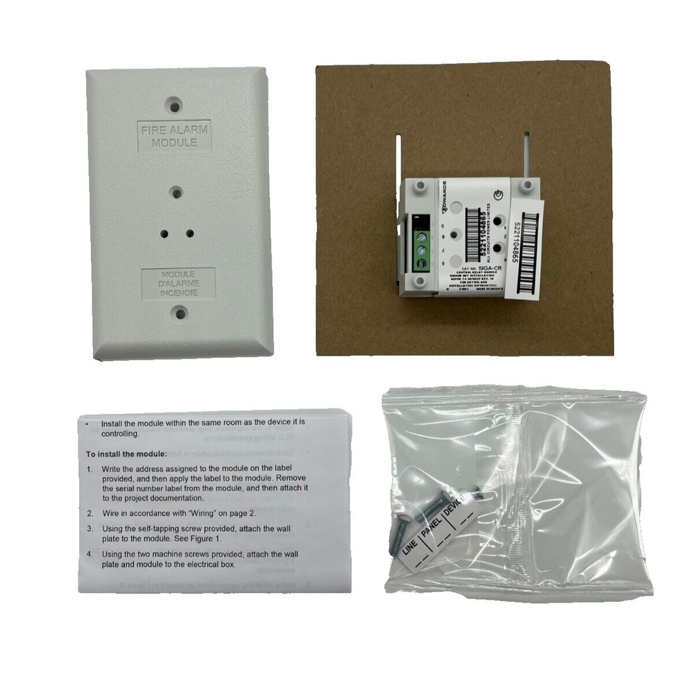 Edwards SIGA-CR Control Relay Module - Same Day Shipping (SEALED)