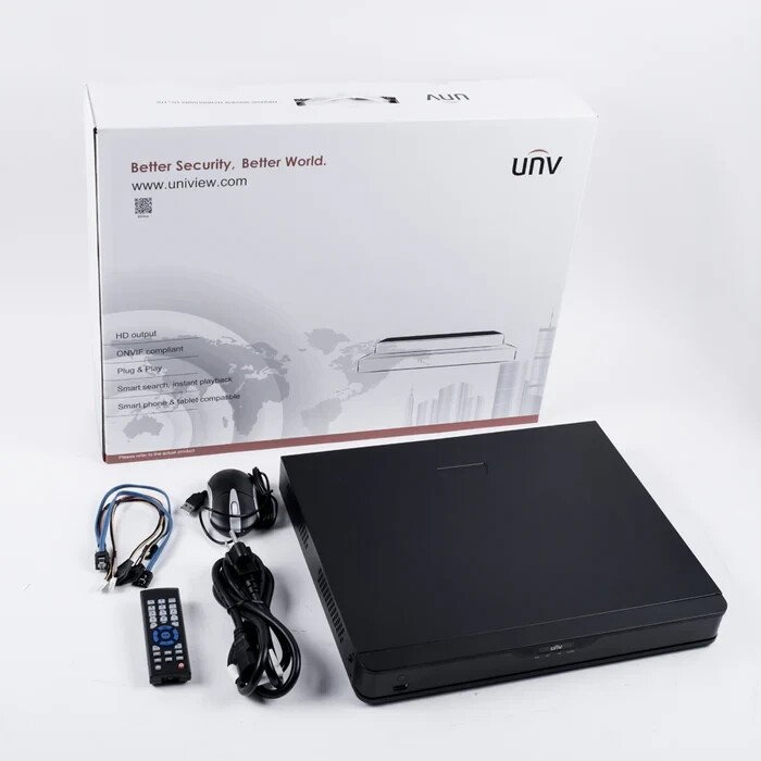 UNIVIEW 16ch 4K NVR NDAA Network Uniview 10x5MP Audio IP Camera Security Kit