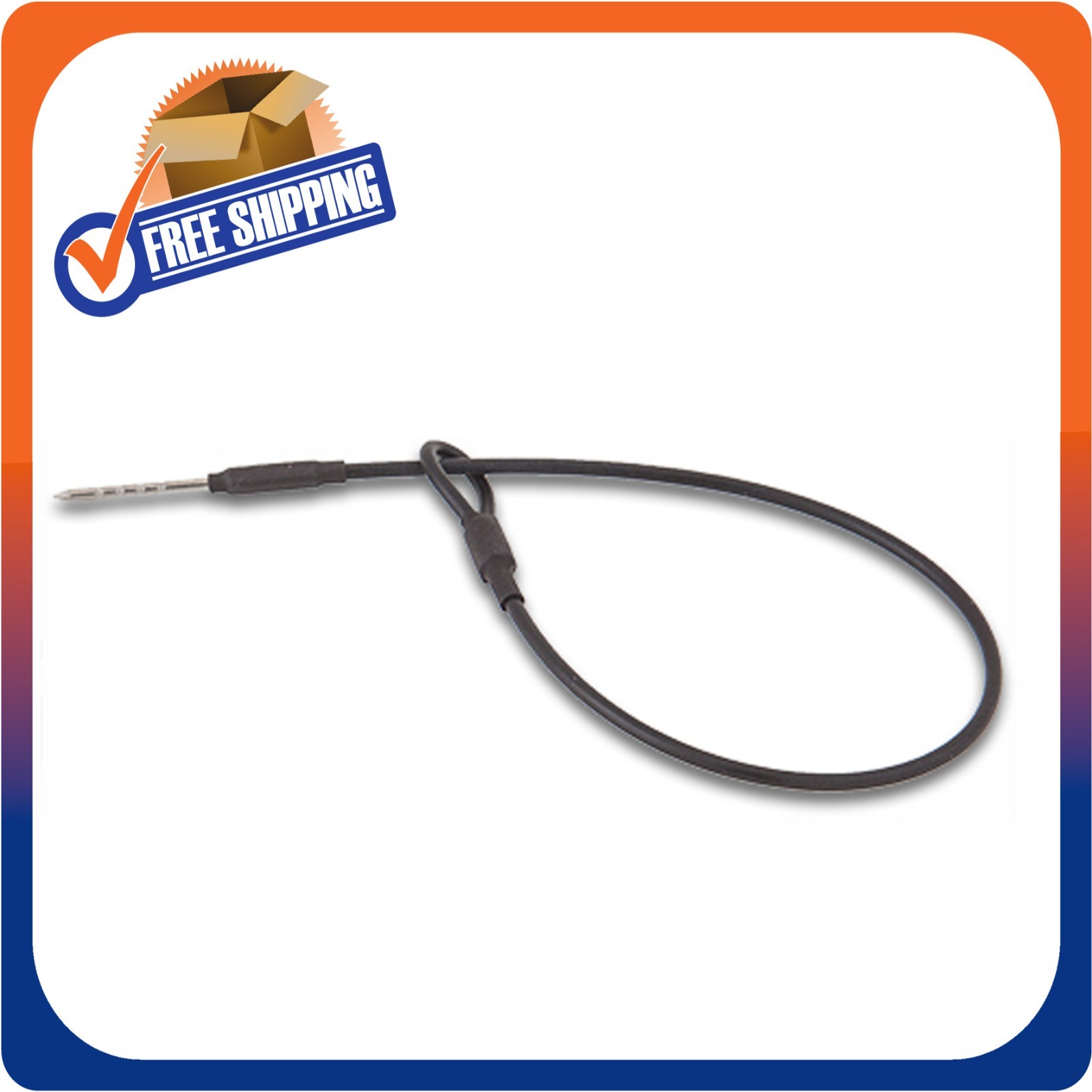 200 LANYARD WIRE LOOP TO PIN 8 INCH SECURITY CHECKPOINT EAS LOSS PREVENTION