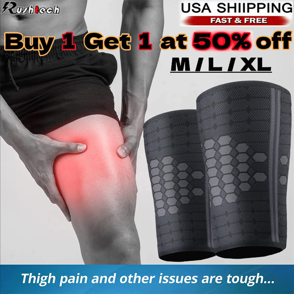 Leg Brace Compression Support Hip Sciatica Nerve Pain Relief Thigh Hamstring Gym