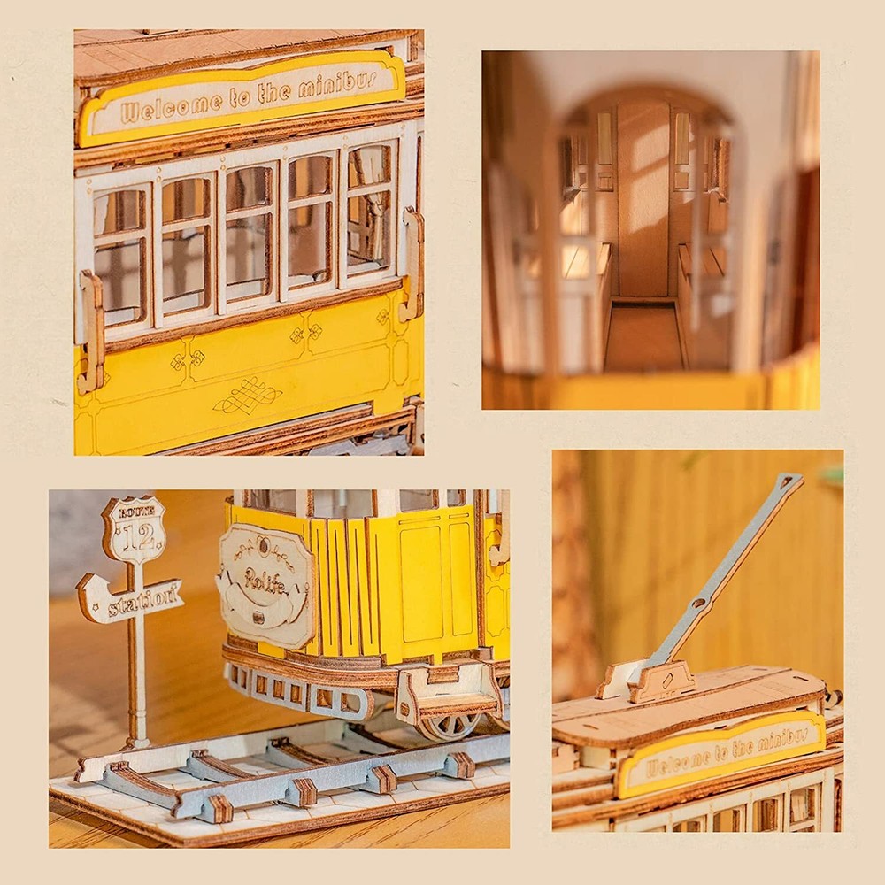 DIY 3D Puzzle - Tramcar - 145pcs
