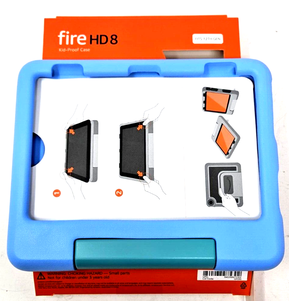 Amazon Kid-Friendly Case for Fire HD 8 Tablet Compatible w/ 12th Gen 2022