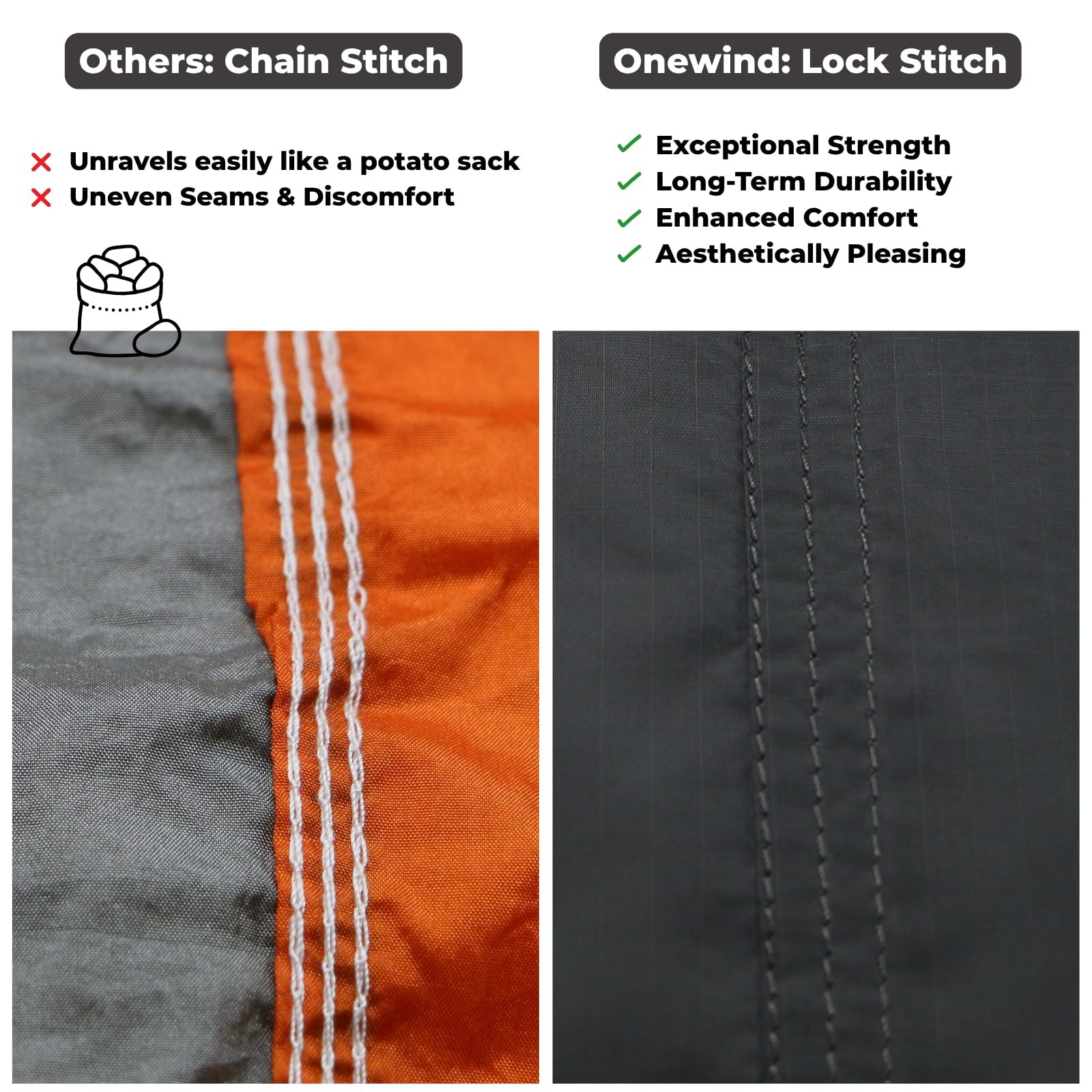 Onewind 11ft Ultralight Camping Hammock, Portable Hammock, 40D 1.7oz Nylon Ri...