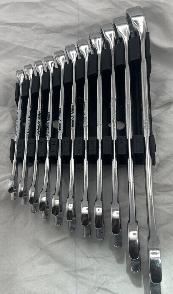 ZEBRA Combination Wrench Assortment – 11 Pieces with Insert (Metric)