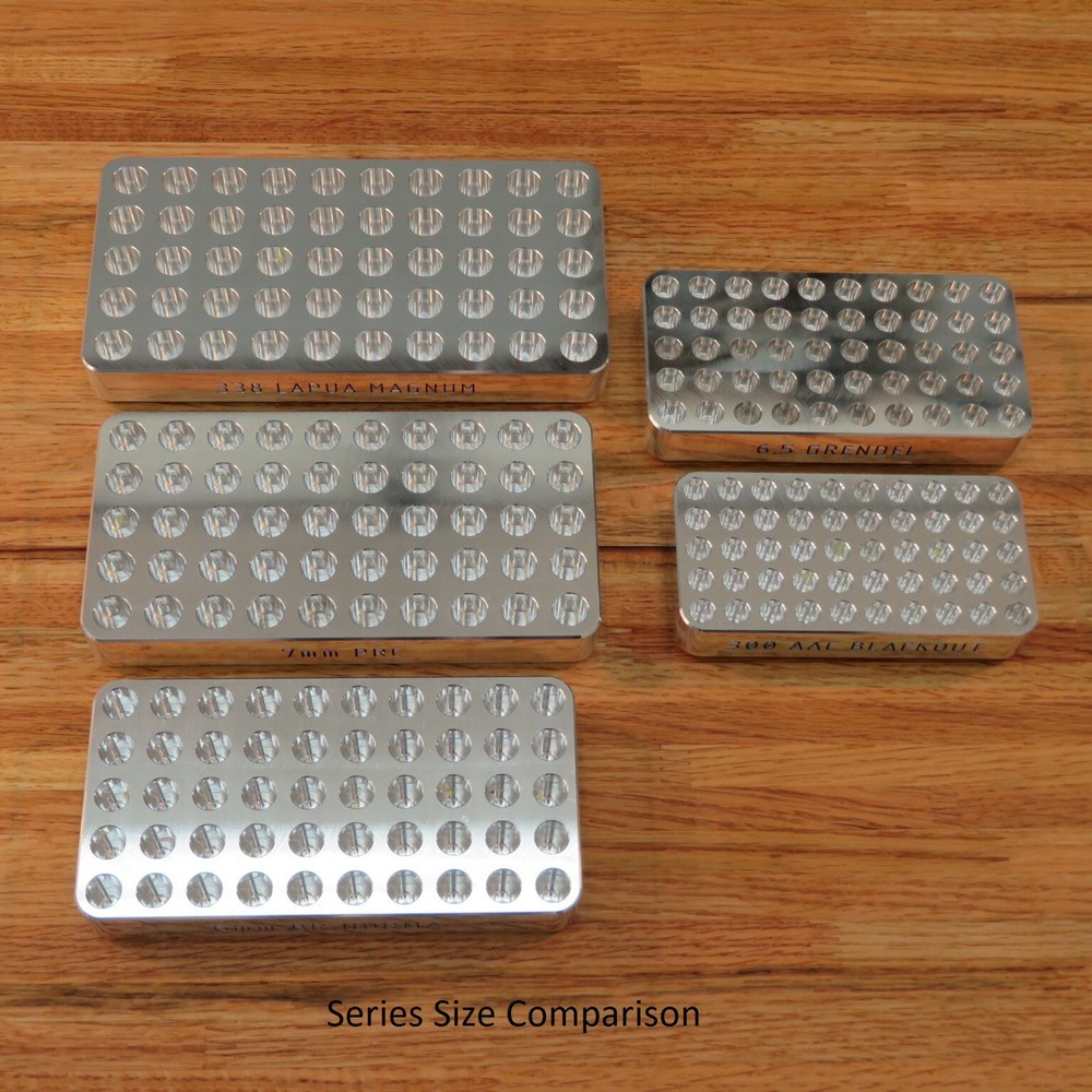 30-06 Springfield - Precision Loading Block - 1" Thick Billet Aluminum (50)