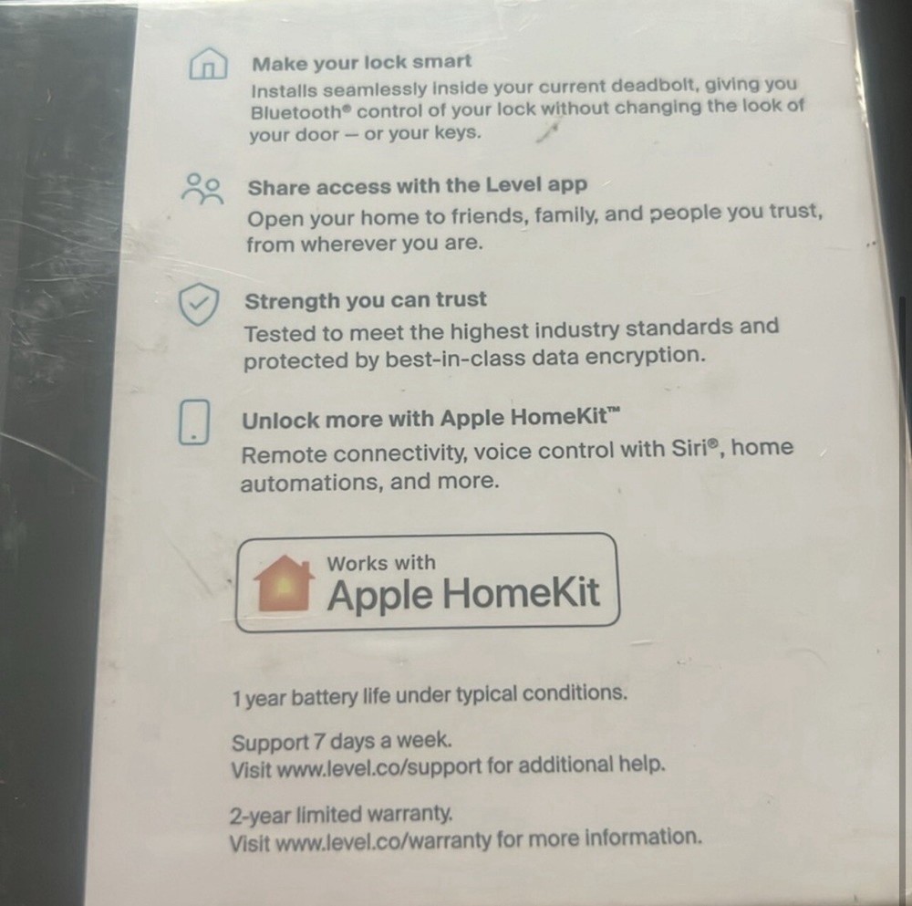 Level Touch Bluetooth Smart Lock