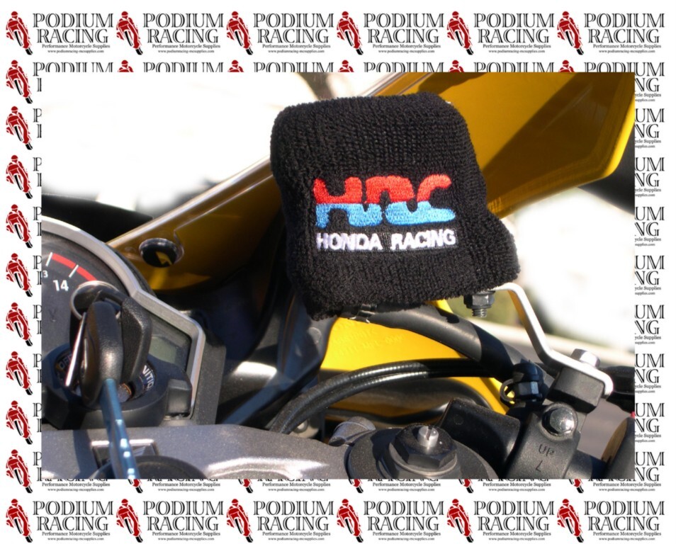 HONDA RACING HRC CBR-RR 600 900 1000 BRAKE RESERVOIR COVER BLACK