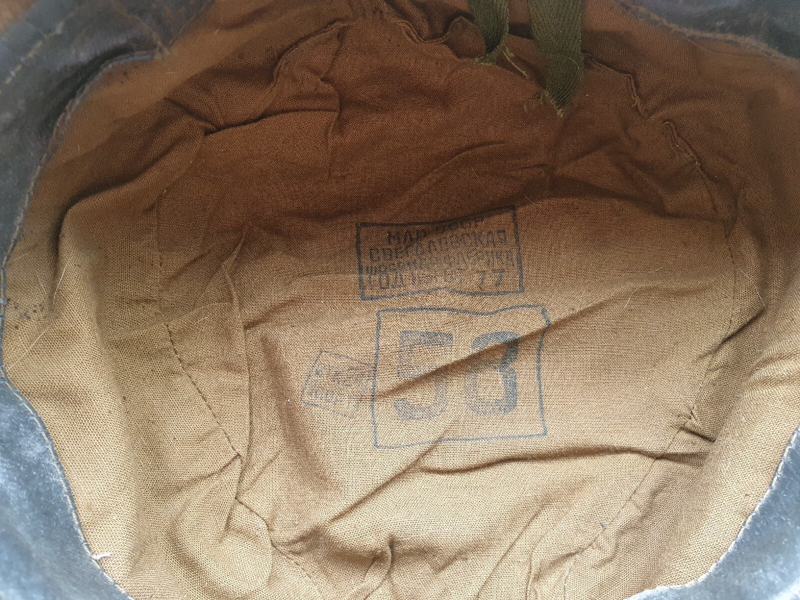 NOS Original Russian Afghanka Hat Cap with Face Cover Afghan War Size - L ( 58 )