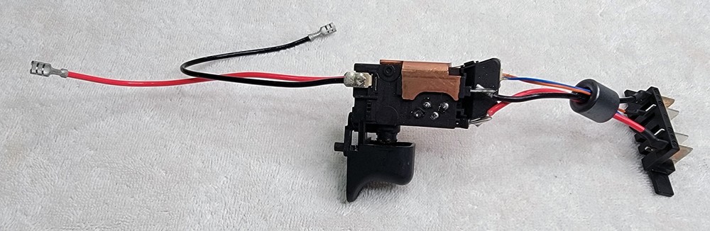 SNAP-ON TOOLS CTRS8850 18V CORDLESS RECIPROCATING SAW TRIGGER SWITCH ASSEMBLY