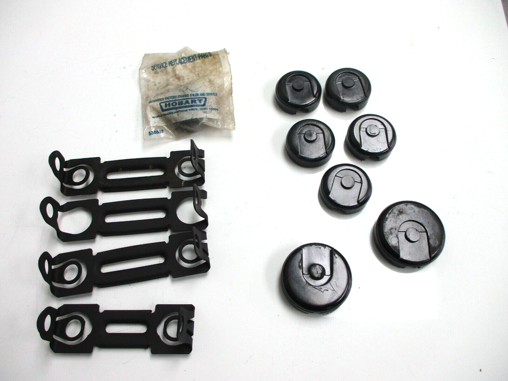Hobart mixer motor capacitor caps and brackets.