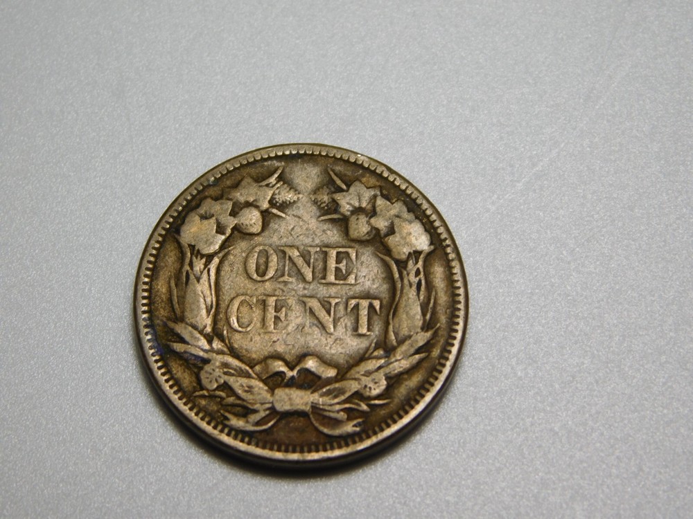 OLD US COINS 1857 FLYING EAGLE CENT PENNY