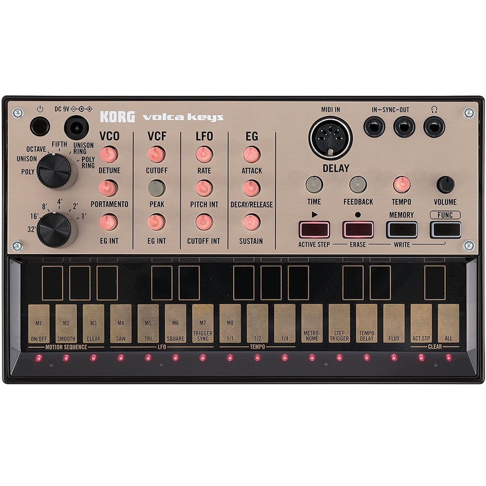 Korg volca keys Analog Polyphonic Sequencer Analog Synthesizer Loop Sequencer