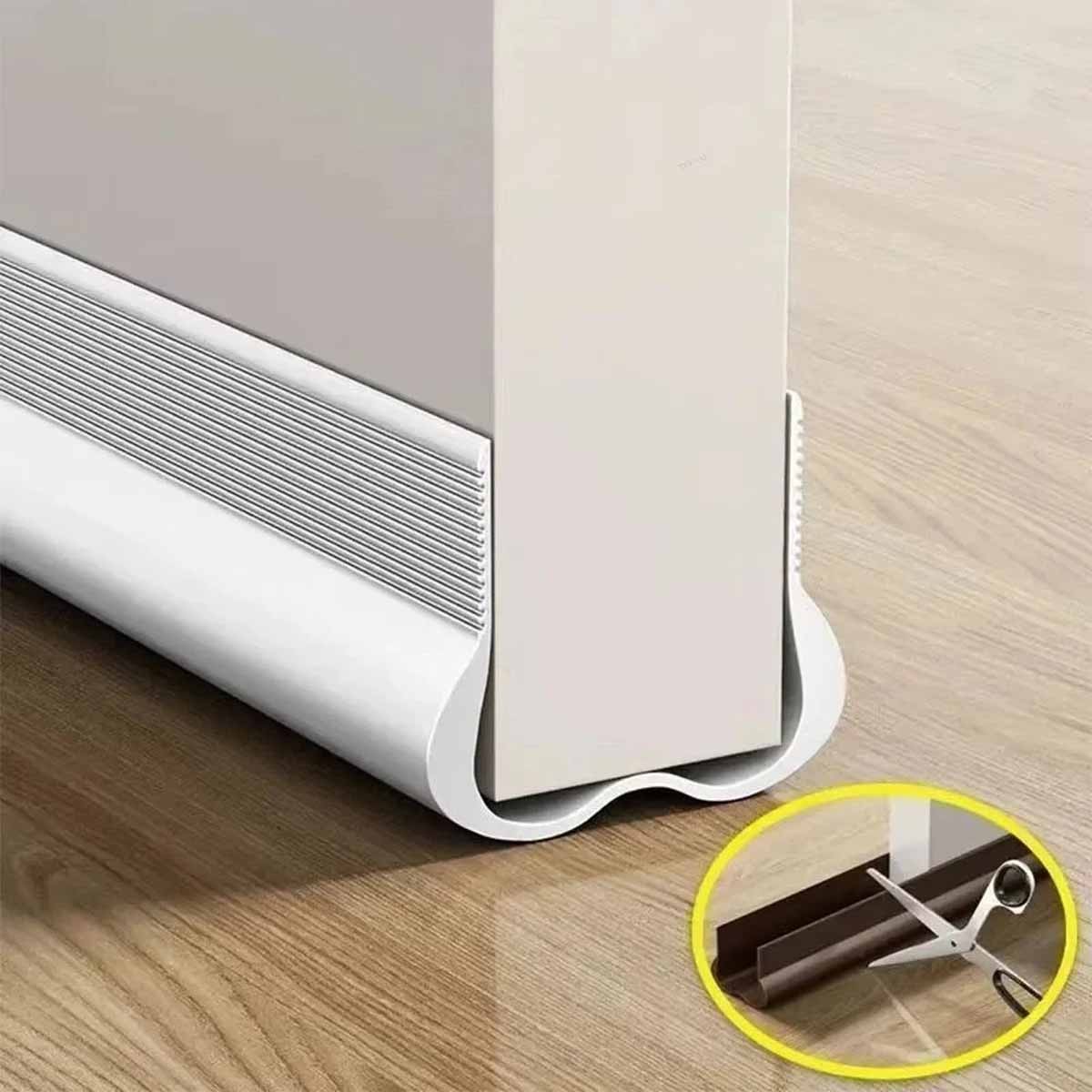 Under Door Bottom Seal Strip Stopper Adjustable Draft Guard Soundproof