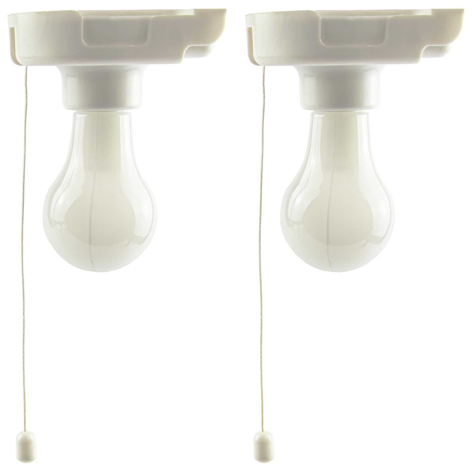 Smart Home Stick-Up Battery Operated Light Bulb Set of 2