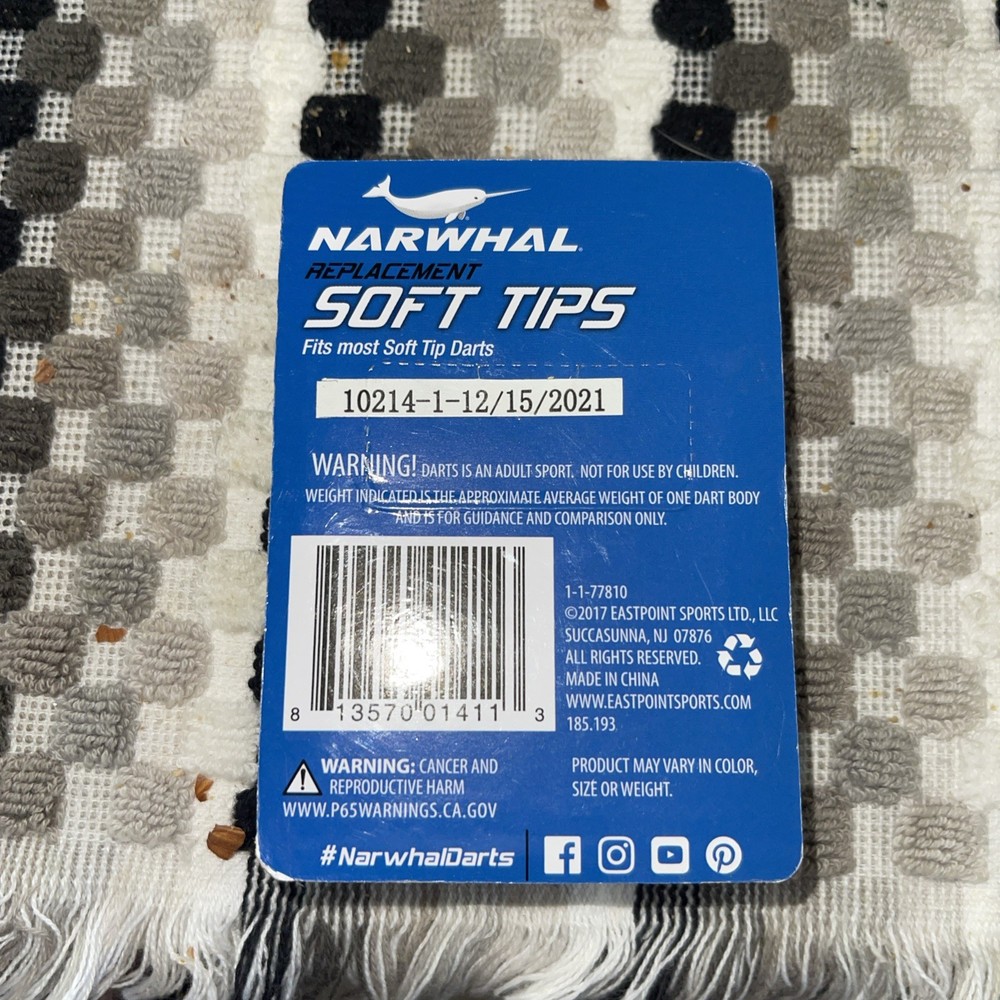 narwhal replacement soft tips x50 black