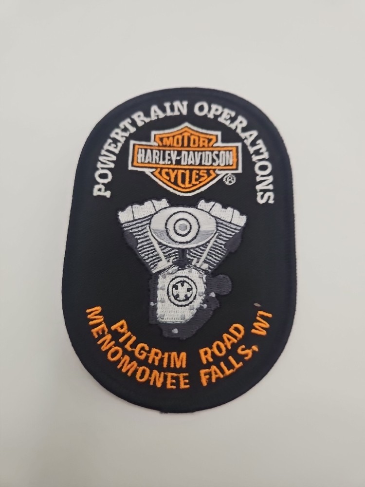 Harley Davidson Patch Powertrain Operations Pilgrim Rd Jacket Hat Vest Emblem