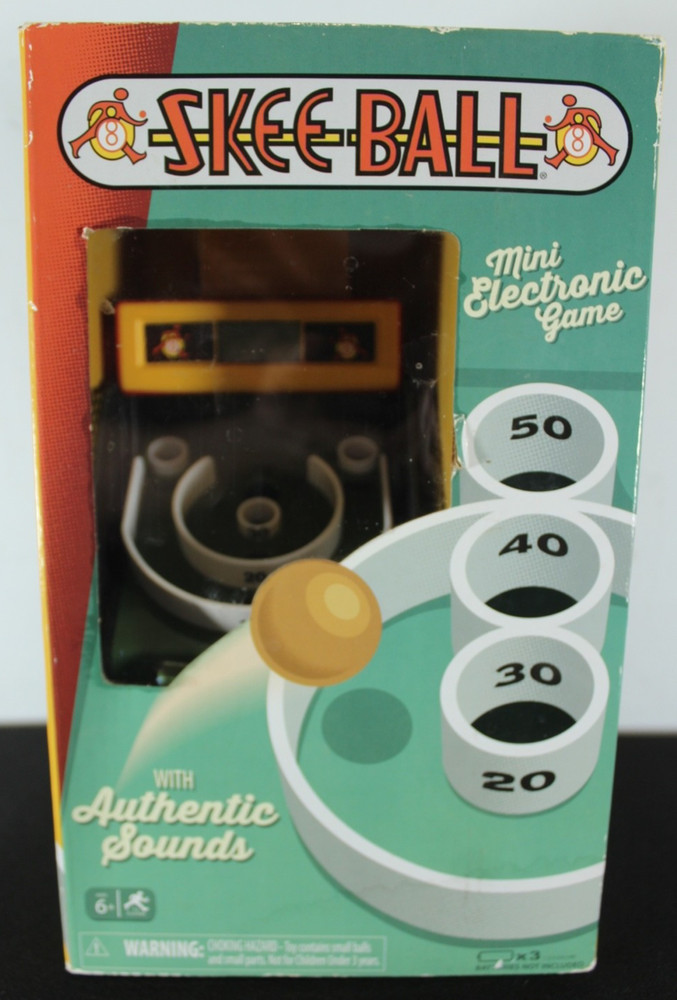 Basic Fun! Mini Skee Ball Electronic Game New And Sealed