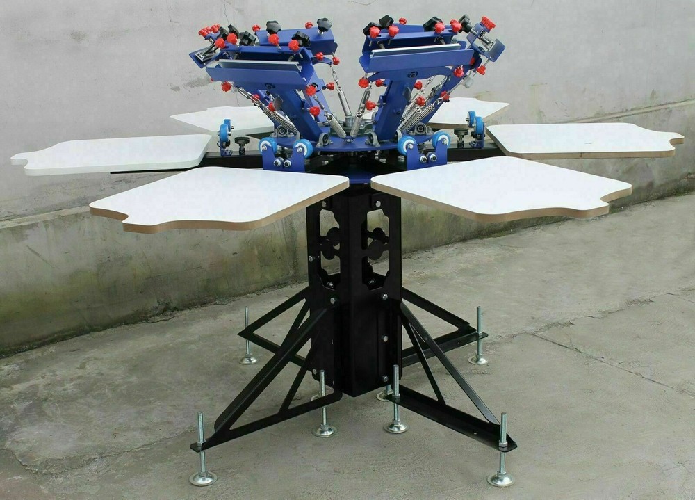 TECHTONGDA 6 Color Screen Printing Kit Micro-adjust Beginner Kit Full Function
