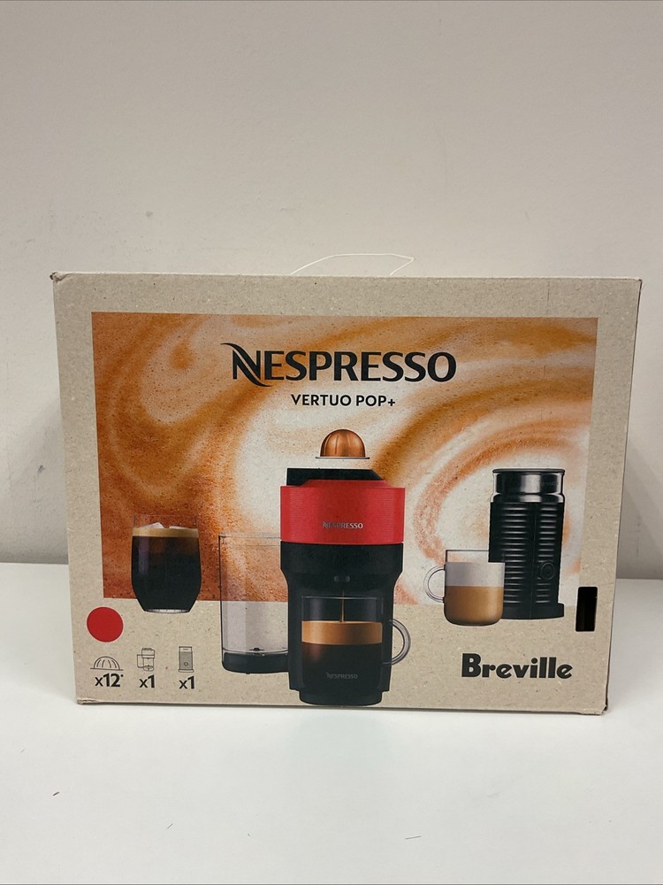 Nespresso Vertuo Pop+ Combination Espresso and Coffee Maker Red
