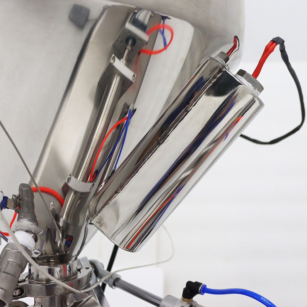 100-1000ml Pneumatic Paste Liquid Heating Mixing Filling Machine 110VSingle Head