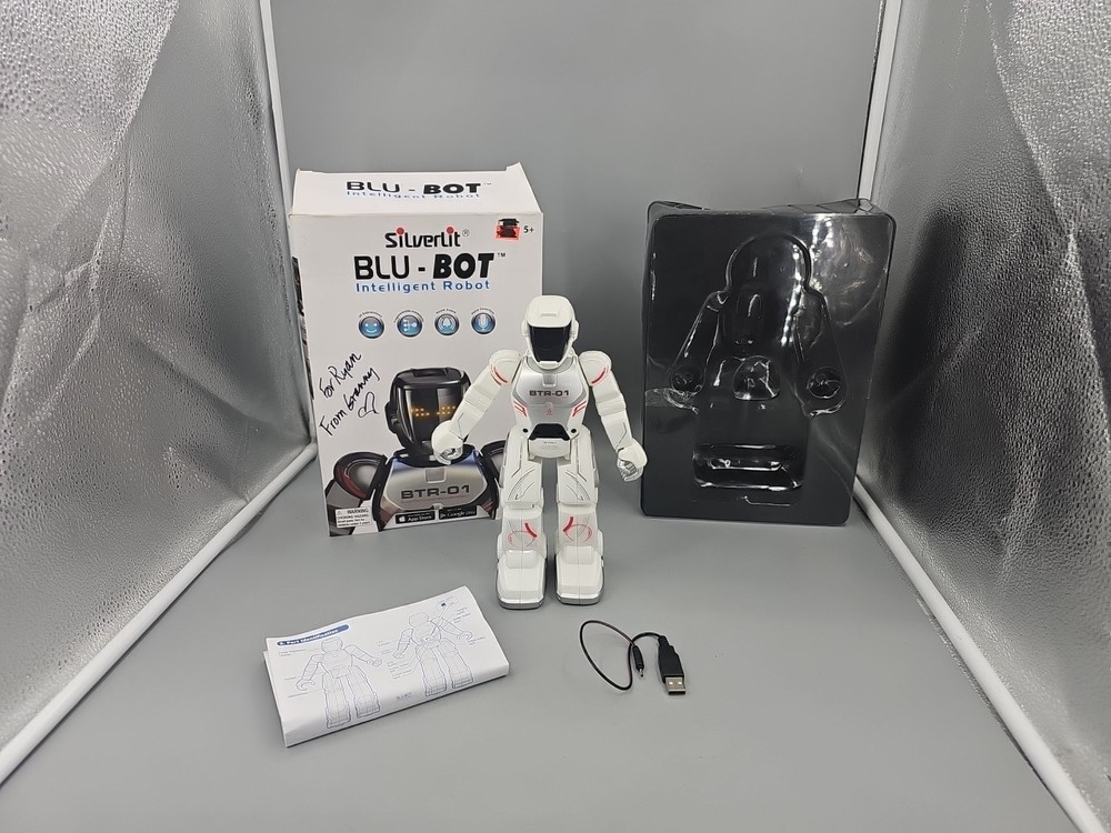 Silverlit Blu-Bot Intelligent Robot - Iphone Ipad Ipod Touch & Android Devices