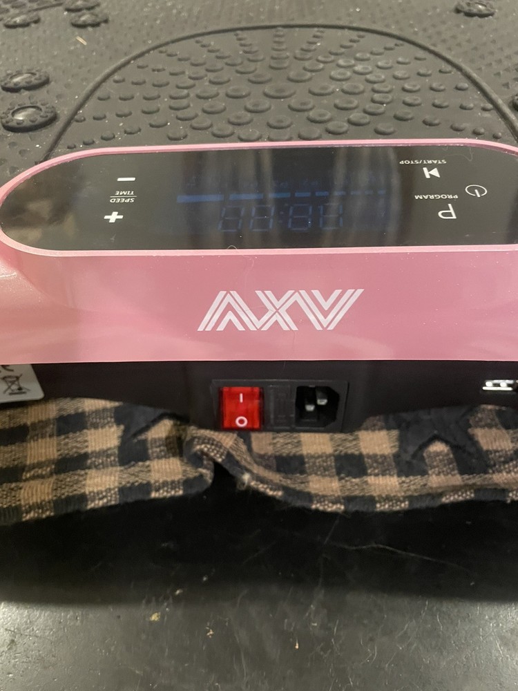 AXV FR-78 Bluetooth Vibration Plate Exercise Machine Massager Platform Pink