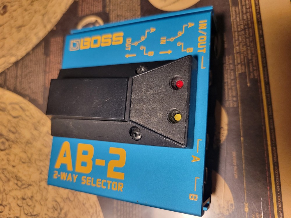 Modified Boss AB-2 2-Way Selector - 9v Input for External Power