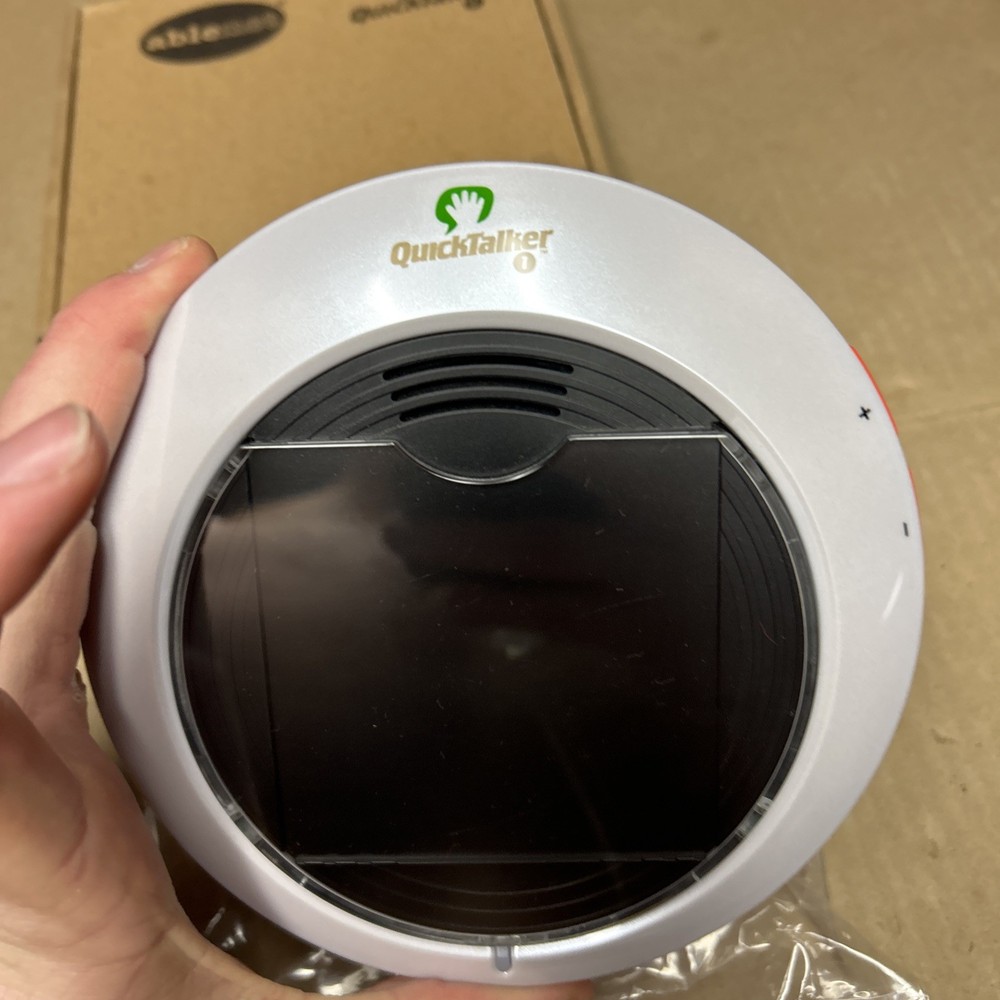 AbleNet Quick Talker Version 1 Communicator Single Message Speech Tablet Device