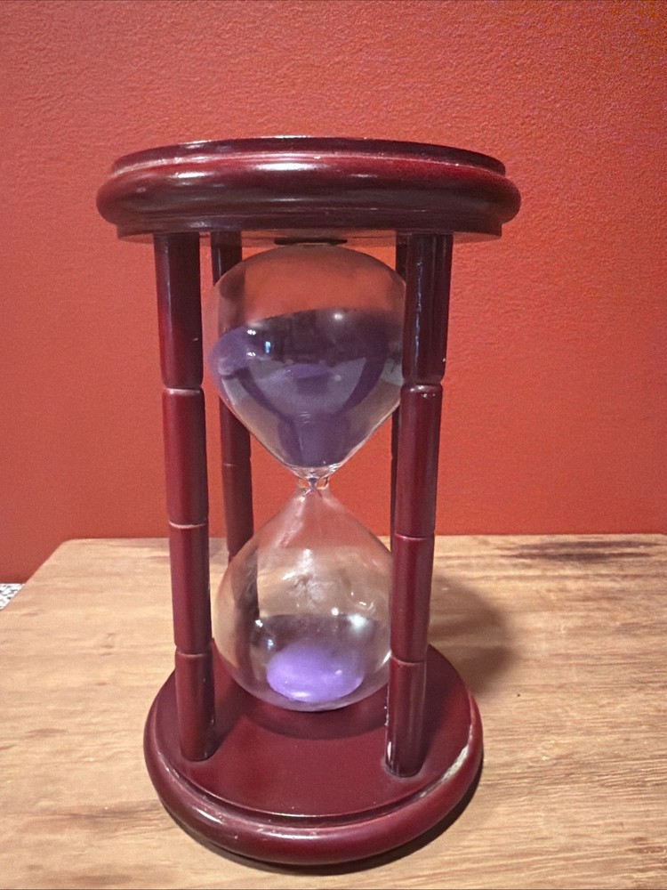 Hourglass Timer Purple Sand SH3