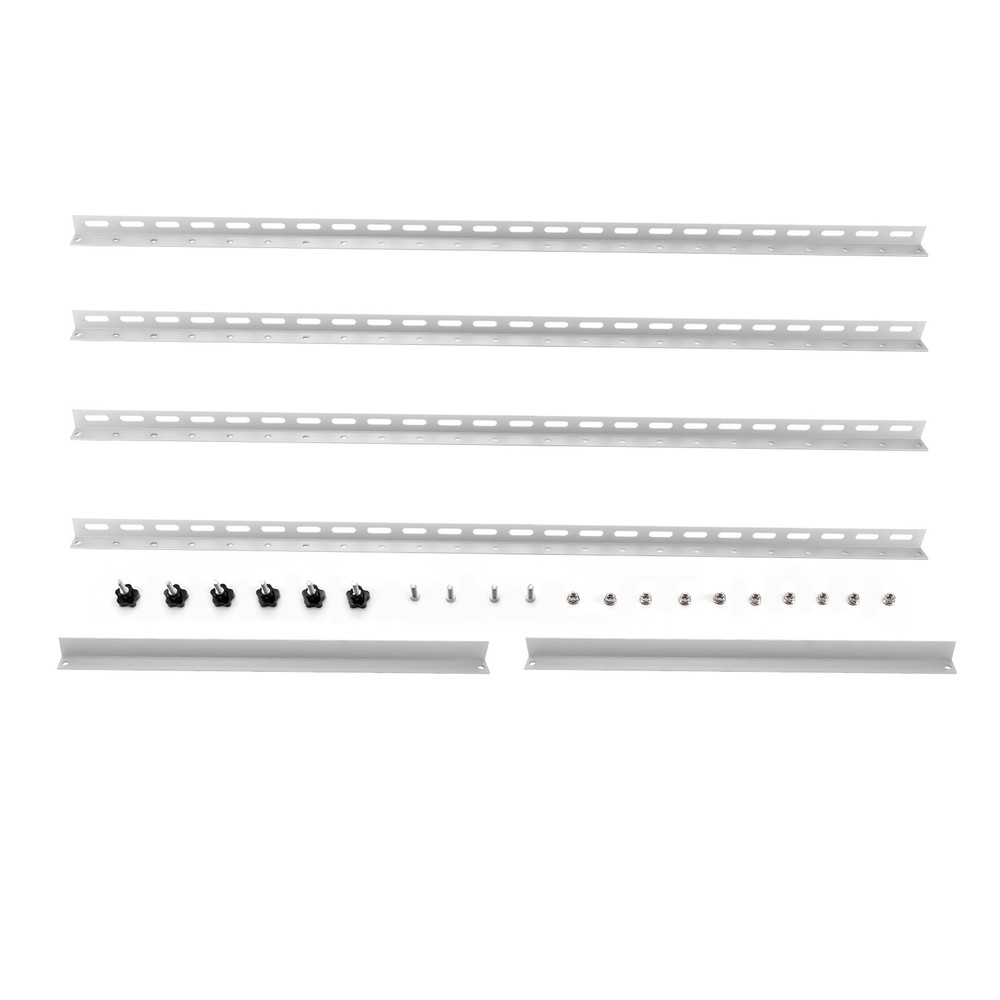 2pcs 45"Adjustable Solar Panel Tilt Mount Brackets RV Flat Surface Mounting Set