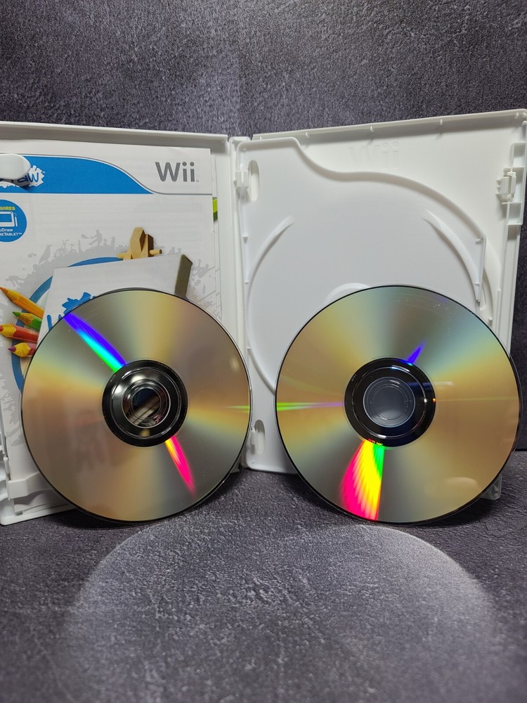 Nintendo Wii Bundle-8 Complete Games And 1 Drawing Tablet With Pen