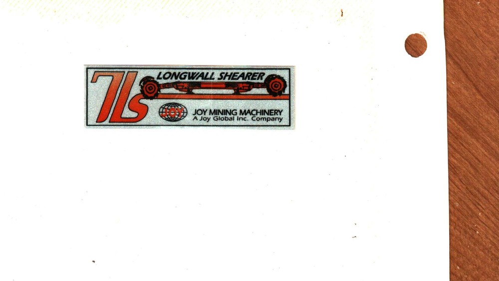 1 NICE JOY COAL MINING STICKER # 80